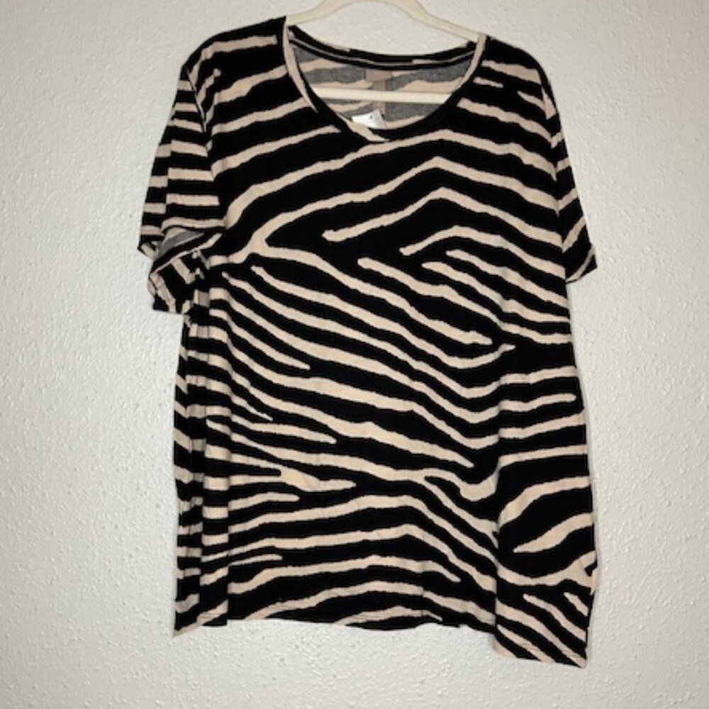 H&M Zebra T-shirt Size 3XL